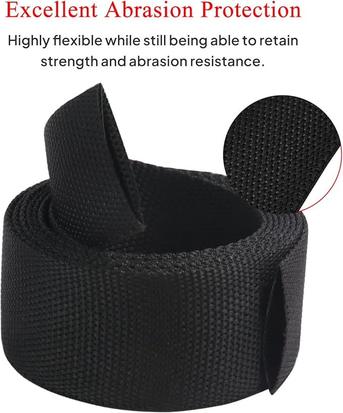 2 in 1 Heat Shrink Braided Sleeving Fabric Tubing-Ideal fit Irregular Shape Hose/Cable/Wire (3/8"(10mm), 60FT)