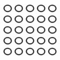 HARFINGTON 50pcs Nitrile Rubber O-Rings 12.5mm OD 8.5mm ID 2mm Width Metric Buna-N NBR Sealing Gasket Plumbing Sealing Repair O Rings for Car Auto Vehicle Repair Faucet Air Gas
