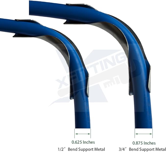 XFITTING 3/8 inch to 1/2 inch Pex Tubing Bend Support, Tubing Pipe Hanger 30-4-8=10X, 10 Pieces
