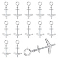 Swpeet 15 Set M5×75mm Eye Bolt Toggle Bolts and Wing Nut Kit with Hex Nuts, Washers Assortment Kit, Heavy Duty Butterfly Toggle Anchors Swag Hooks for Hanging Heavy Items on Drywall