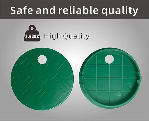 2 PCS Valve Box Cover Lid ID 5.5" OD 6" for Sprinkler Irrigation System, Only Compatation with ID 5.5" Sprinkler System Covers Outdoors (5.5 inch)