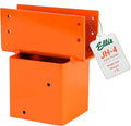 Ellis Manufacturing Company - Single 2x6 Joist Holder for 4x4 Post - Secure in Crawl Space - Metal Support, Wall Mount Bracket for Construction & Stability Applications