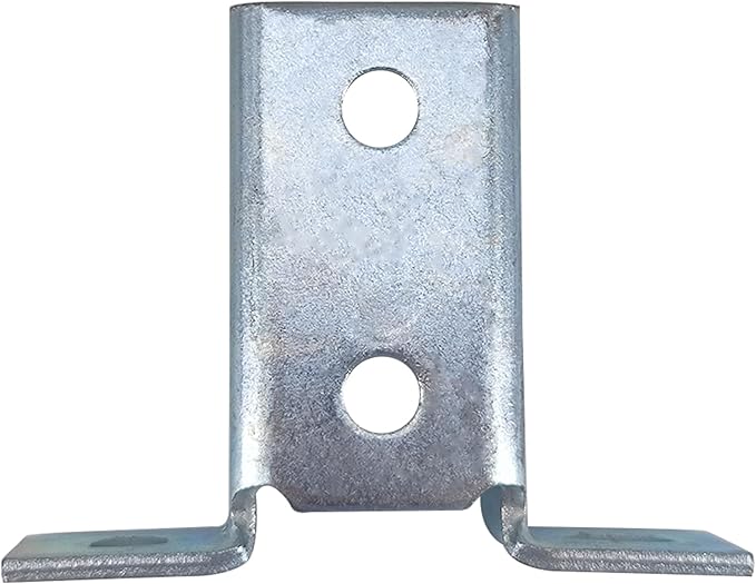 8 Hole Wing Shape 90 Degree Fitting Connector Bracket Braces Fit for 1/2" Bolt in 1 5/8" Strut Channel, 6 Pack