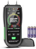 RDINSCOS Digital Moisture Meter – Wood Moisture Meter for Firewood, Drywall & Lumber | Pin-Type Moisture Detector for Woodworking, Home Inspection & Water Damage
