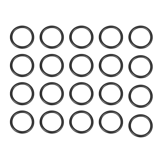 HARFINGTON 20pcs Nitrile Rubber O-Rings 38mm OD 30mm ID 4mm Width Metric Buna-N NBR Sealing Gasket Plumbing Sealing Repair O Rings for Car Auto Vehicle Repair Faucet Air Gas