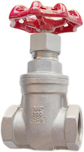 304 Stainless Steel Gate Valve,3/4" NPT Stainless Steel Female Threaded Rotary globe valve for water flow switches, fuel water vapor, air switches, for sump pumps and air compressors DN20