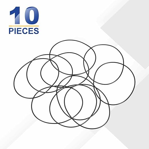 HARFINGTON 10pcs Nitrile Rubber O-Rings 95mm OD 91mm ID 2mm Width Metric Buna-N NBR Sealing Gasket Plumbing Sealing Repair O Rings for Car Auto Vehicle Repair Faucet Air Gas