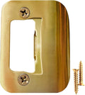 Gator Door Latch Restorer - Strike Plate (Bright Brass)