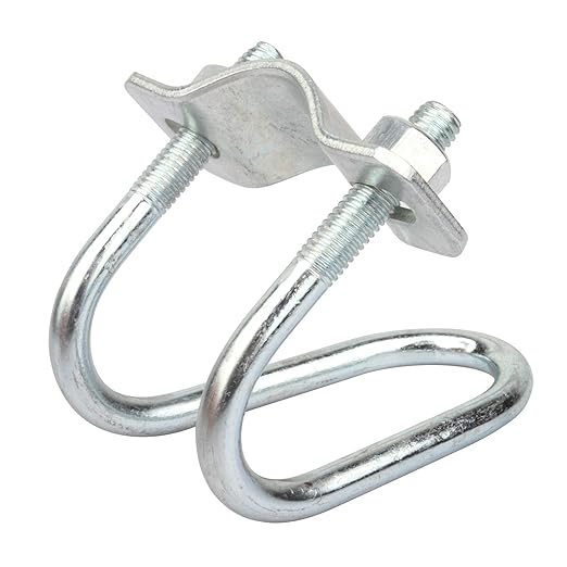 20 PCS Cross-Connector Vertical Pipe Clamp for 3/4" EMT Electrical Conduit Pipe(OD 0.922"), Also Fits 1" Round Tube, Crossover Clamp for Greenhouse, Fence