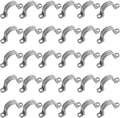 (30 Pack) Yariwiz 3/4 inch Plastic PVC Flex Electrical Conduit Strap Clamp Fittings