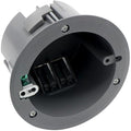 Electrical Outlet Boxes,4.25” Dia Groundable Plastic Round Electrical Boxes,18 Cubic Inch ETL,Fire Rated for 2 Hours,for Home Improvement.