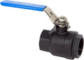 Cast Carbon Steel 2-Piece Full Port Ball Valve, NPT Threaded, 1/4-4 Inch, 1000 PSI, WCB Body with SS Ball & Stem (1-1/2")