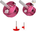 2 Pcs PVC Pipe Reamer Kit, PVC Fitting Saver, Plastic Pipe Fitting Reamer Socket Saver Plumbing Tool Includes 1 1/2'', 2'' for Schedule 40 Fits Standard 1/2" Drill