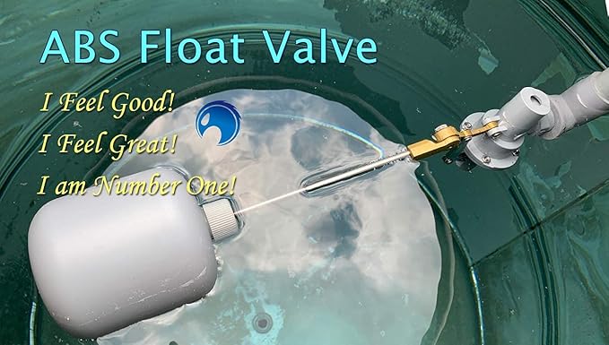 ABS Balanced Float Ball Valve, 100 psi Pressure, 3/4 inch PT Male