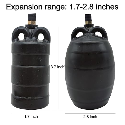 Test Plug Plumbing,Sewer Test Plug,Inflatable Pipe Plug Balloon Plug,Pipe Test Plug,Plumbing Balloon Plug,with an Extended air Pipe. (2 inch)