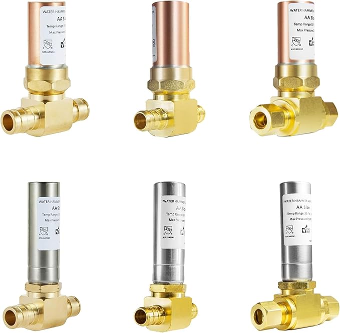 (pack of 40) EFIELD S-241 Stainless Steel Water Hammer Arrestor For Washing Machine, 3/4 Inch Swivel FHT x 3/4 Inch MHT,(HAMMER020-40PCS)