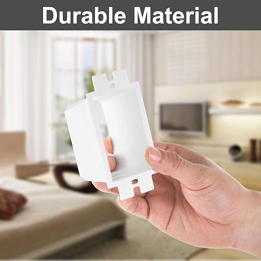 25Pcs BE1-2 Electrical Outlet Box Extenders, 1-Gang Outlet Box Extender Single Gang Box Extender Electric Box Extender with 50PCS Screws