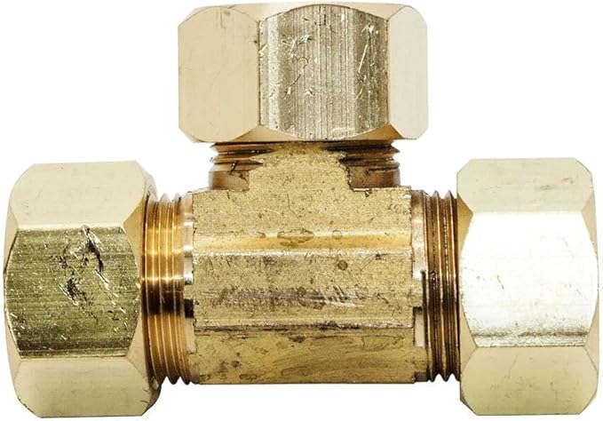 Replacement 3/16 Inch Lead-Free Brass Compression Tee for Thrifco Plumbing 6964002#64