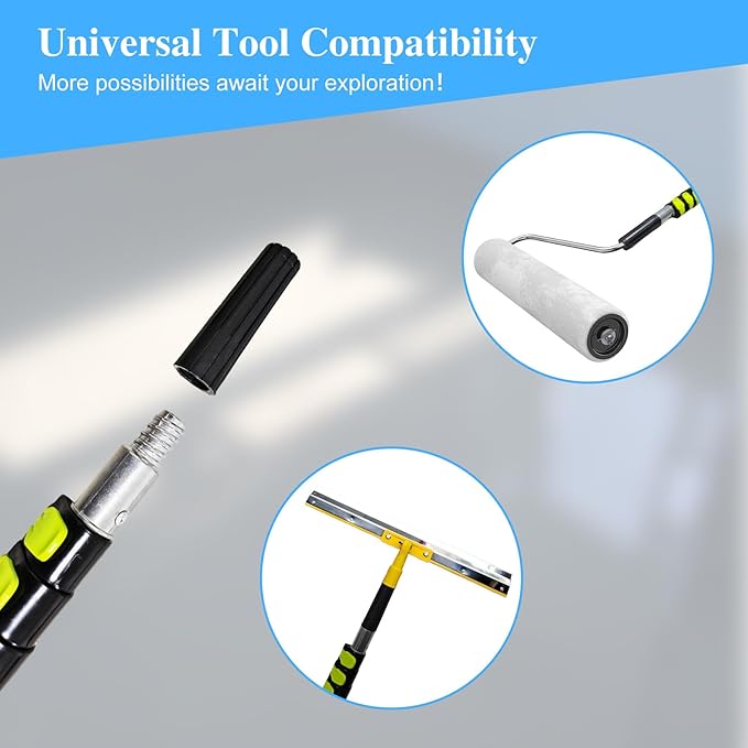 Self-Leveling Floor Tool Kit with Spiked Roller, Epoxy Floor Tools, Paint Roller, Epoxy Shoes Spikes for Concrete and Cement Flooring, 4-Piece Set (Large defoamer)