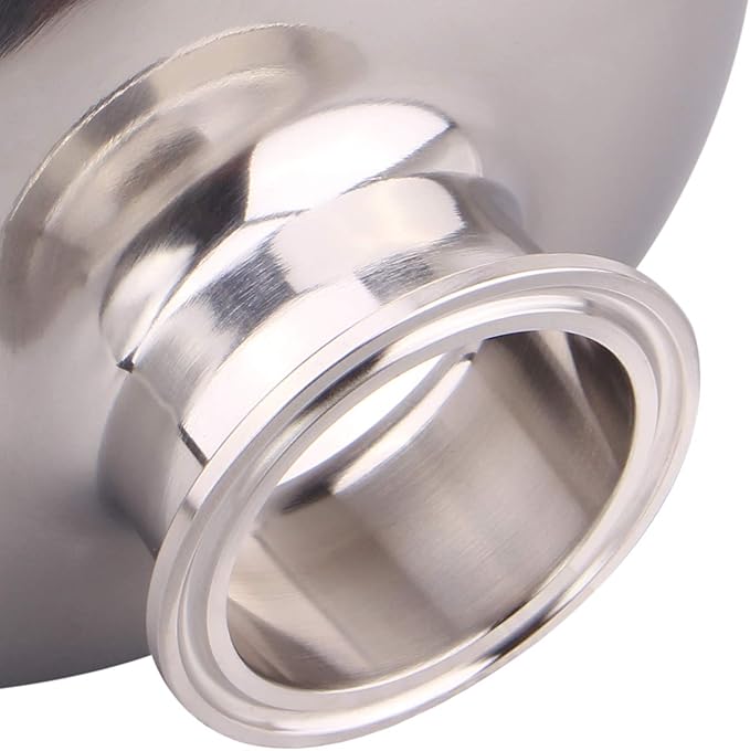 DERNORD Tri Clamp Bowl Reducer Sanitary Fitting Stainless Steel 304 (Tri Clamp Size: 6 inch x 2 inch)
