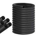 ToLanbbt Backer Rod EPDM Rubber 3/4" Diameter x 20' Length Caulk Saver Door Window Weather Stripping Seal for Concrete Filling Joints and Gaps (Black)