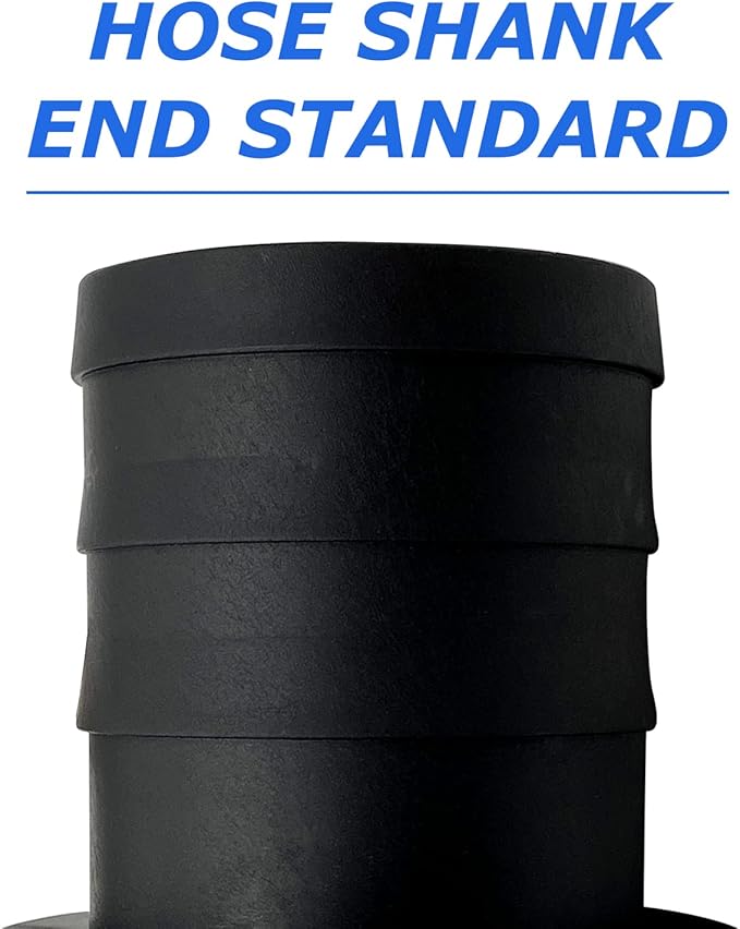 2PCS Camlock Fittings Poly E-200 2" Type E Standard Couplings Cam lock Fittings Polypropylene Cam Groove Fitting Male Camlock with a Hose Shank(2 inch, Type E)