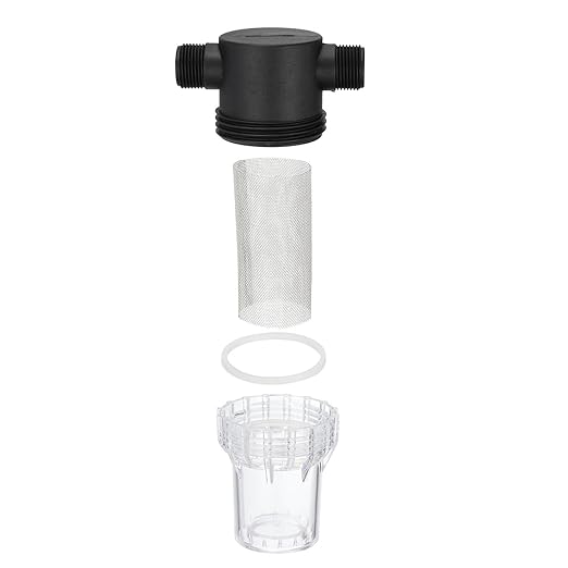 PATIKIL 1 Inch Male in-Line Strainer with 20 Mesh Stainless Steel Filter Screen Water Pump Filter for Garden Irrigation Pressure Washer Inlet