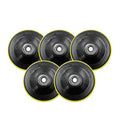 SHDIATOOL 4-Inch Backer Pad Backing pad of Foam Plastic Body with 5/8-Inch-11 Thread for Diamond Polishing Pads Pack of 10