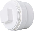 6" Pvc Sewer Cleanout Adapter With Plug Pipe Cover Cap Fitting,PVC DWV Drainage Sewer Cleanout for Outdoor Garden (6 inch)