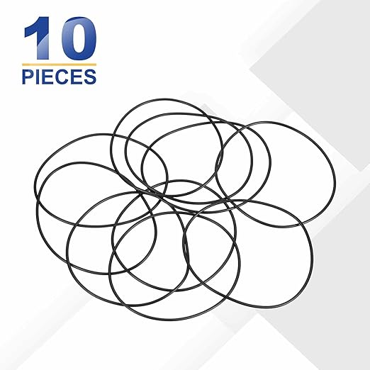 HARFINGTON 10pcs Nitrile Rubber O-Rings 82mm OD 78mm ID 2mm Width Metric Buna-N NBR Sealing Gasket Plumbing Sealing Repair O Rings for Car Auto Vehicle Repair Faucet Air Gas