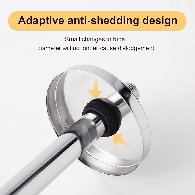 OFFO Extra Large Shower Arm Flange 3.5" in Outer Diameter Replacement Shower Head Arm Escutcheon Plate Suitable for Most Brands Shower Head Arms, Chrome