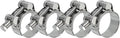 PATIKIL 32-35mm T-Bolt Hose Clamp, 4 Pack Intercooler Pipe Tube Clamps 304 Stainless Steel Radiator Hose Clamp for 1.26"-1.38" Pipe