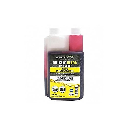 Fluorescent Leak Detection Dye, Yellow