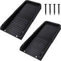 24" Heavy-Duty Downspout Extensions & Splash Block Kit - Gutter Drainage System with 4 Fixing Nails, Corrosion-Resistant Splash Guard for Rainwater Diversion & Foundation Protection