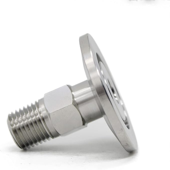 SS304 KF25 NPT Male Adaptor thread 1/4" NW25 KF Male coupling ISO-KF25 X NPT 1/4"