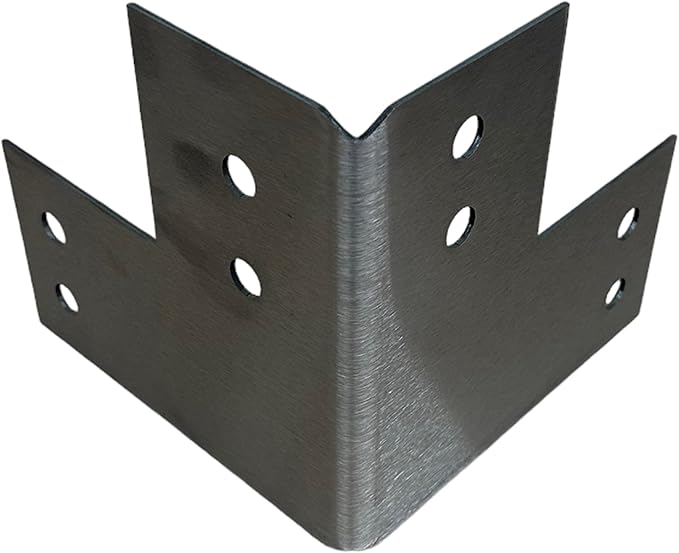 Shop Table Heavy Duty 4x4 Corner Bracket for 4 x 4 Posts | DIY Workbench | Pergola Bracket | Made In the USA!…