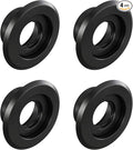 Recessed Fire Sprinkler Escutcheon 3/4 in. IPS - 2 Piece in Black - Depth Adjustment Range up to 3/4 in. for Fire Sprinkler Trim