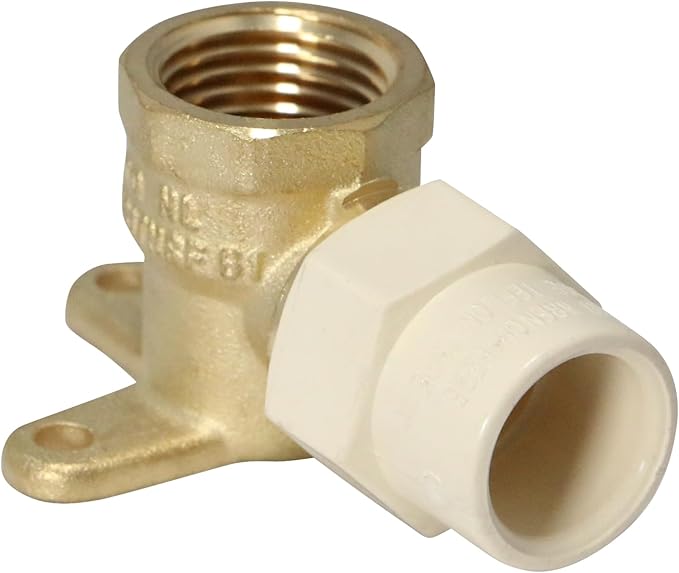XFITTING 1 Piece 1/2 in Female NPT x 1/2 in CPVC Drop Ear Elbow