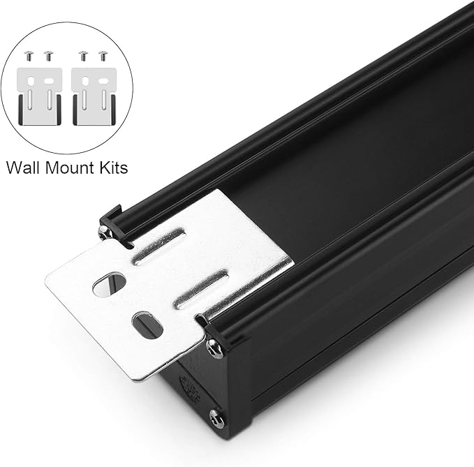 Long Heavy Duty Metal Power Strip - 16 Outlet Large Industrial Multi Wide Strip for Garage Workshop - 15 FT Cord, 15A, 125V, 1875W, Black