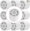 10Pack 1-1/2"x 1/2" PVC DWV Reducing Bush Adapter Pipe Fitting SCH40 PVC Reducer Bushing (Socket x Socket) PVC Pipe Reducing Bushing Fitting for Home Sewer Plumbing