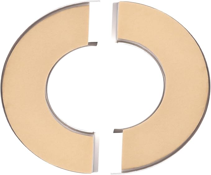 uxcell Wall Split Flange, Stainless Steel Round Escutcheon Plate for 35mm Diameter Pipe 4Pcs