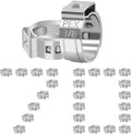 Kodilin 70-Pack 3/8 Pex Crimp Rings, Heavy-Duty 304 Stainless Steel Single Ear Pex Clamps Wider & Thicker Pex Cinch Clamps for Superior Grip & 360° Seal, Fits PEX Tubing Pipe Fitting Connections