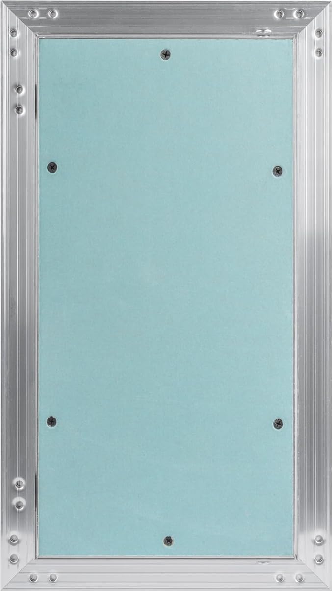 8" x 16" Inch Wall Access Panel - Waterproof Drywall Panel & Aluminum Frame Crawl Space Hatch Door - Plumbing Access Panel for Wall & Ceiling, HVAC - Drywall Access, Cover