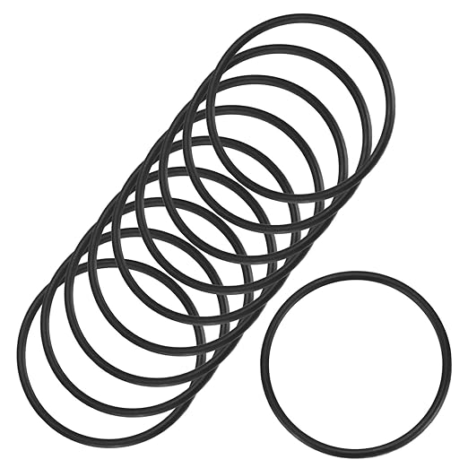 10-Pcak Nitrile Rubber O-Rings, 37mm ID, 41mm OD, 2mm Width, Metric Sealing Washer Gasket for Automotive Machine Plumbing/Faucet/Air or Gas Connections, Resists Oil and Heat