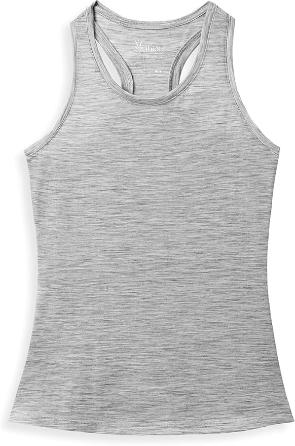 IBEX Essentials Merino Wool Racerback Tank Top for Women | Lightweight Workout Tank Top for Hiking, Running & Layering