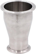 DERNORD Sanitary Fitting Reducer Fitting SUS304 Tri Clamp Ferrule Style 3" Tube OD to 2" Tube OD