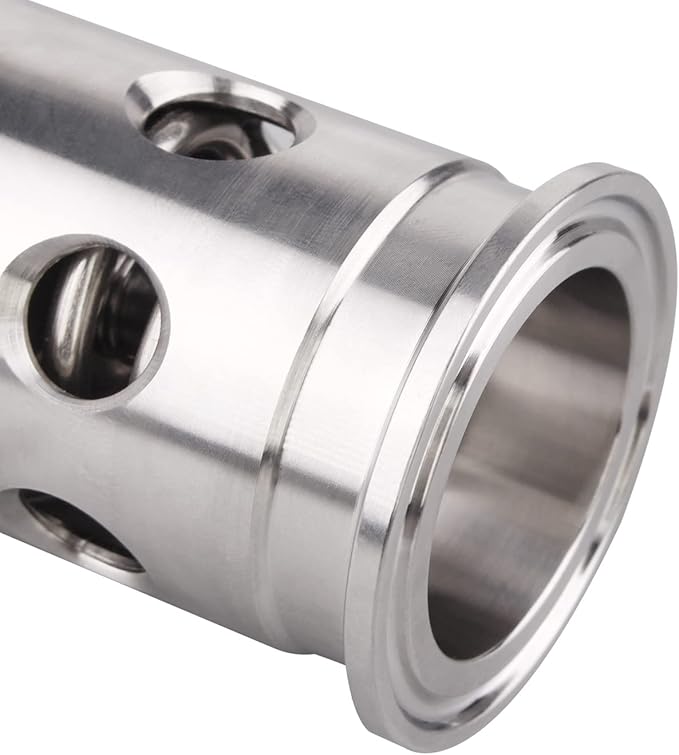 DERNORD Sanitary Tank Pressure Relief Valve Vacuum Valve Stainless Steel 304 Tri Clamp 1.5 Inch