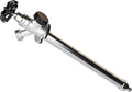 WHK 8 Inch Frost Proof Anti-Siphon Sillcock 1/2 Inch PEX B X 3/4 Inch Hose Bibb, Brass Finish