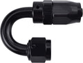 EVIL ENERGY 10AN Hose End Fitting 180 Degree Swivel for CPE Braided Hose Black