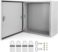 Electrical Box, 16x16x8 NEMA 4X Steel Electrical Box, Ip66 Waterproof & Dustproof, Outdoor/Indoor Electrical Junction Box, Lockable Junction Box